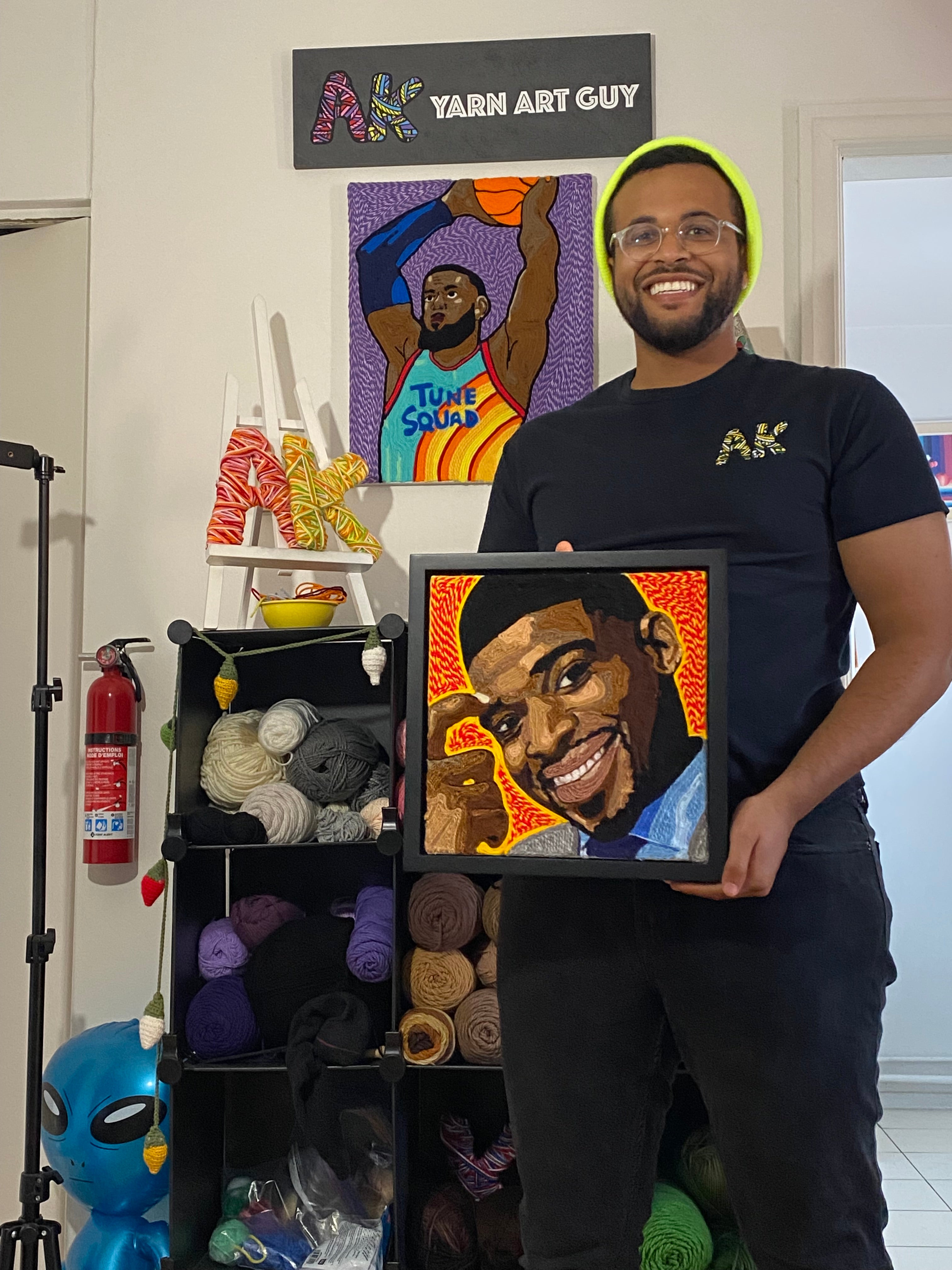 PK Subban Original Yarn Portrait